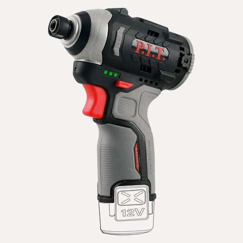 Изображение товара Винтоверт аккумуляторный бесщёточный P.I.T. PSD12K-120A SOLO 12В, 3 ск, 4300 уд, без АКБ И ЗУ
