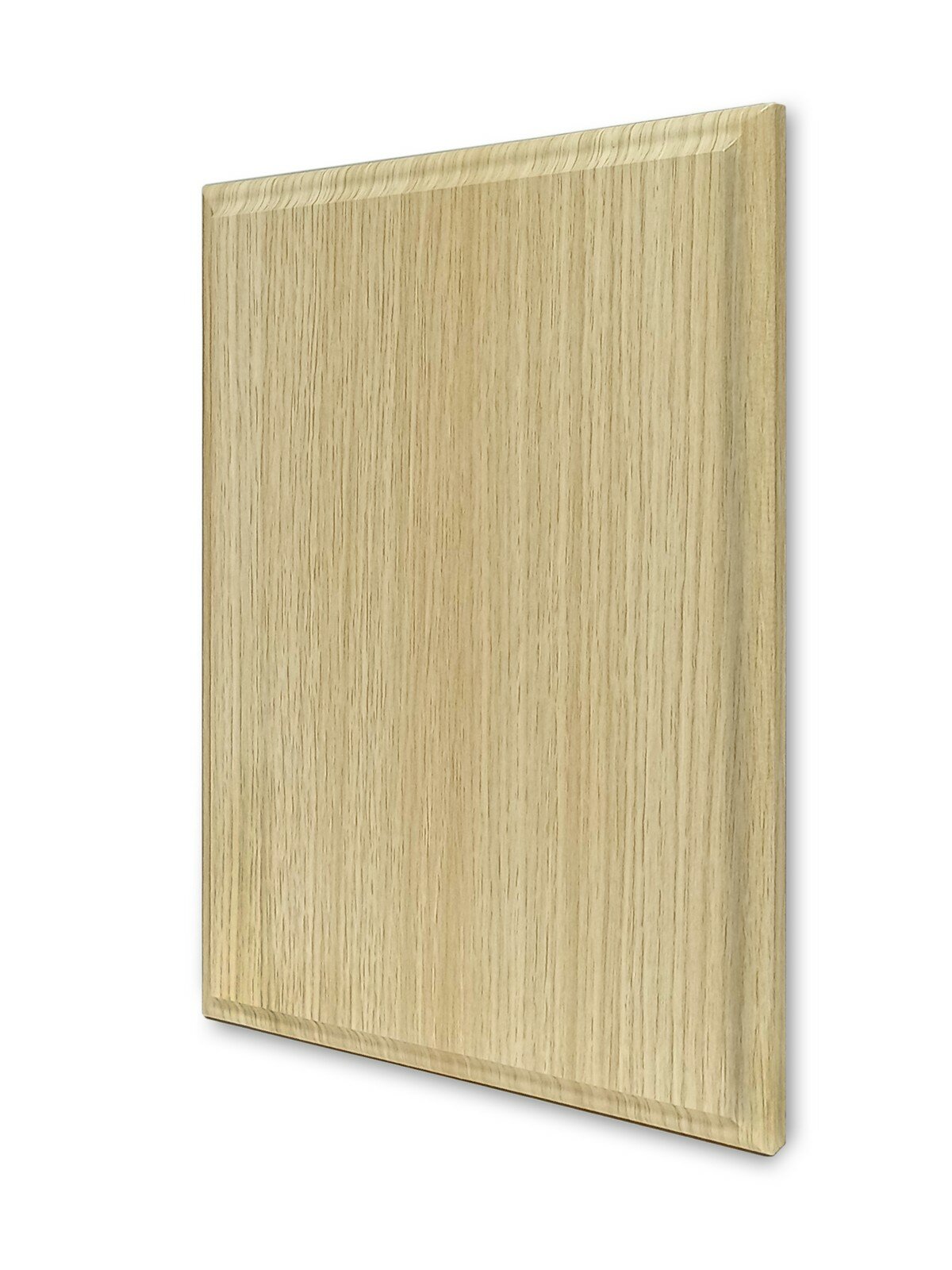 Плакетка (дощечка) дерево (МДФ) (230х300) мм (под пластину 205х275мм) Беленый дуб