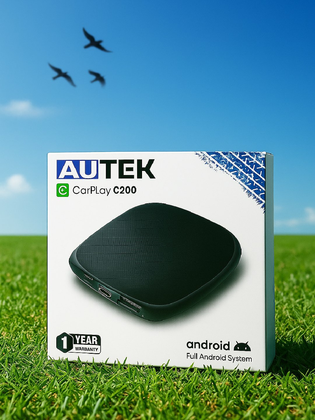 CarPlay и AndroidAuto беспроводной, с Android 13 и YouTube, Autek C200 8/128Гб