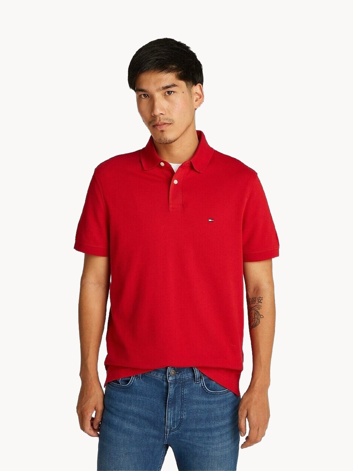 Поло TOMMY HILFIGER 1985 Сollection Regular fit Polo, размер M, красный