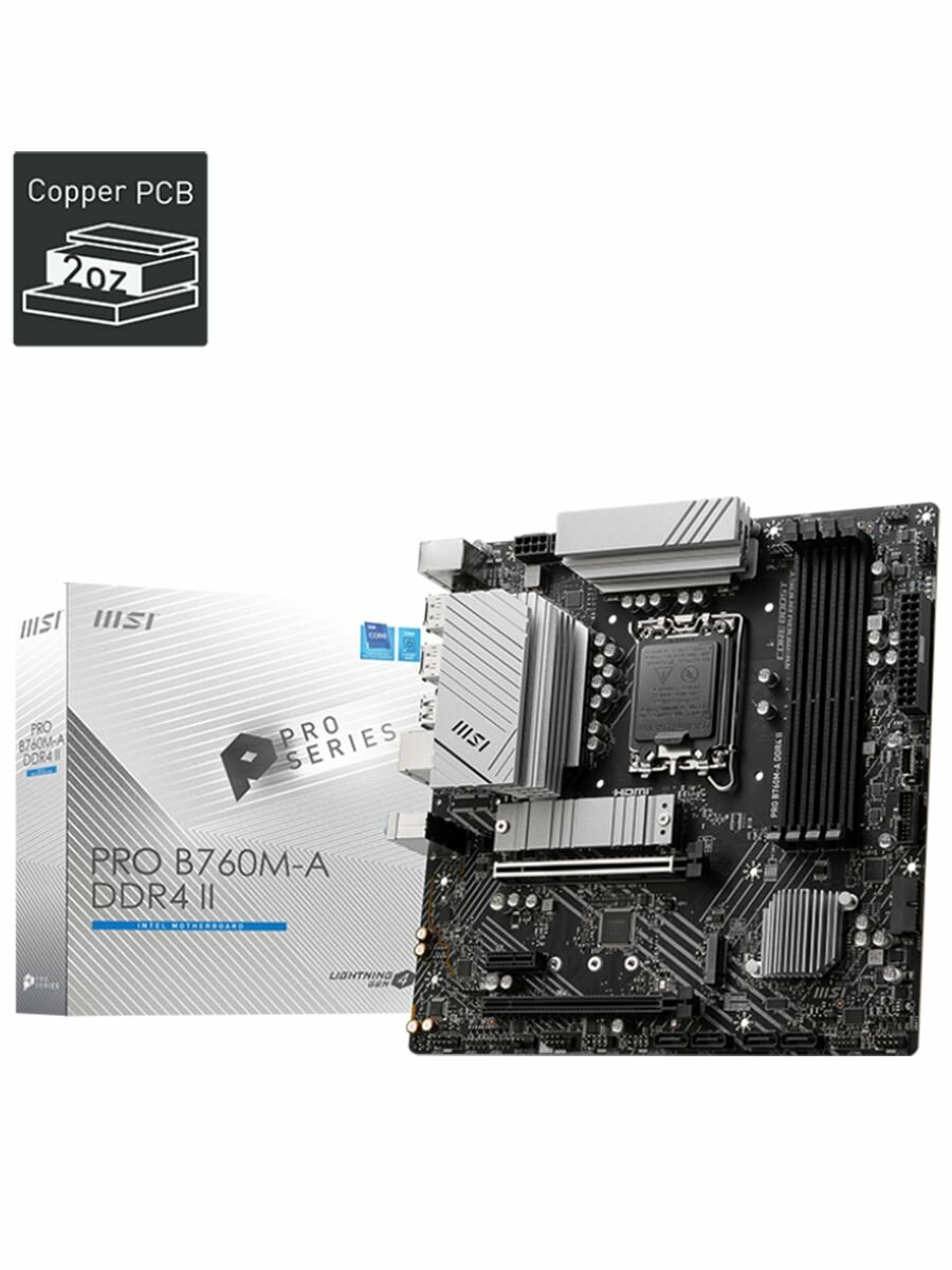 Материнская плата MSI PRO B760M-A DDR4 II