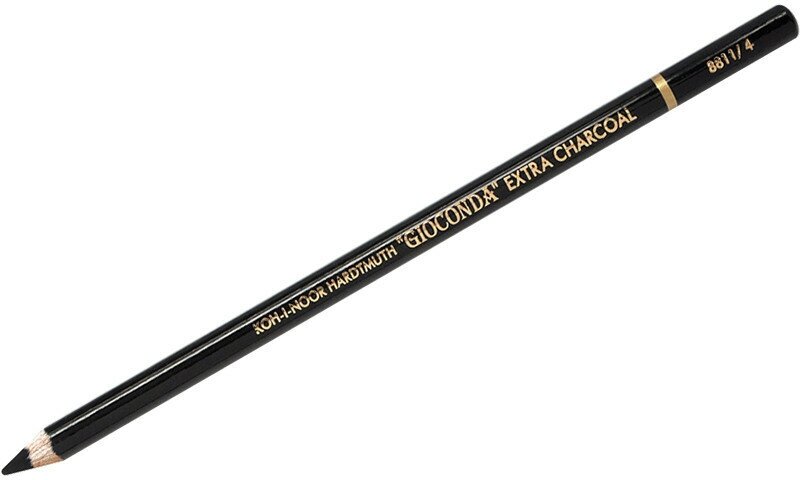 Угольный карандаш Koh-I-Noor "Gioconda Extra 8811" H, черный, заточен, 321852