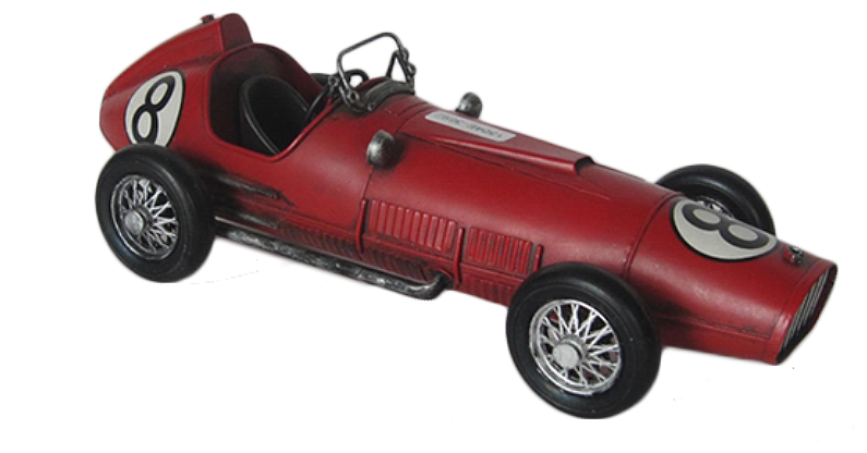 Модель ретро-автомобиля гоночного Феррари 500 1952-1957 гг.