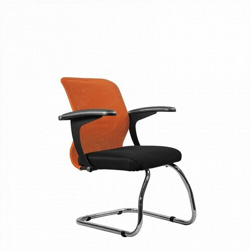 Компьютерное офисное кресло mетта SU-М-4/ подл. 160/осн. 007, Оранжевое/Черное