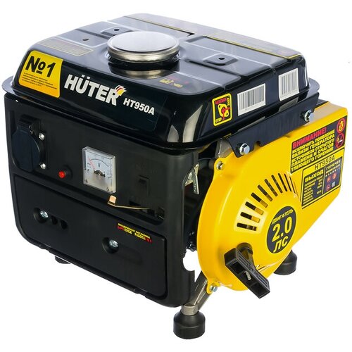 Электрогенератор Huter HT950A, бенз, 0.65/0.95 кВт, 220 В, 4.2 л