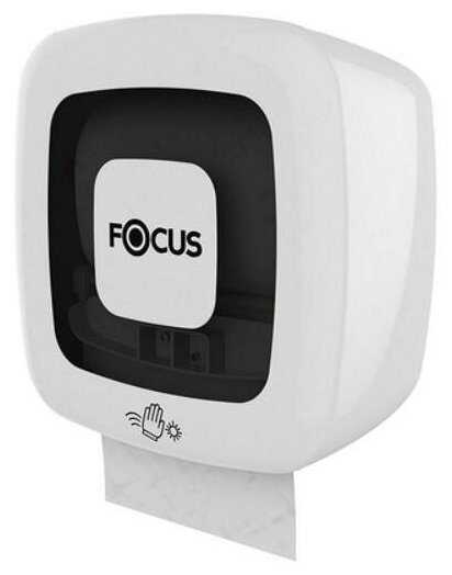 Диспенсер сенсорный Focus для бумажных полотенец, бат белый 8077061 - фотография № 1