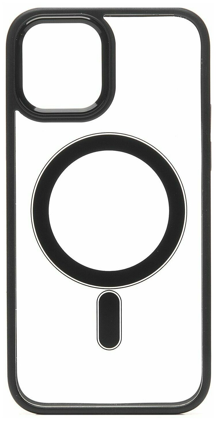 Чехол для Apple iPhone 12 iPhone 12 Pro пластиковый MagSafe <черный>