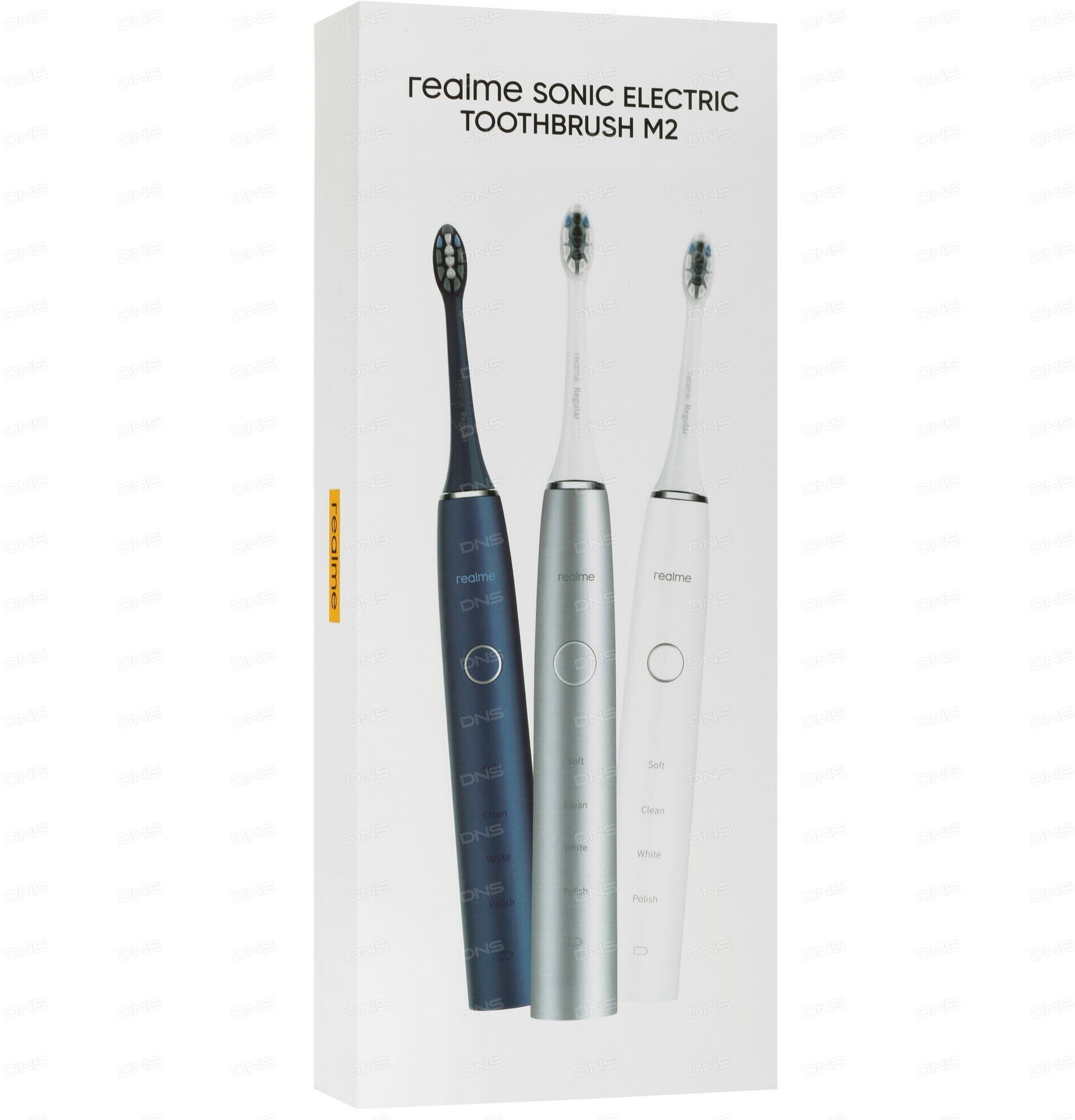 Электрическая звуковая зубная щетка RealMe M2 Sonic Electric Toothbrush white - фотография № 6