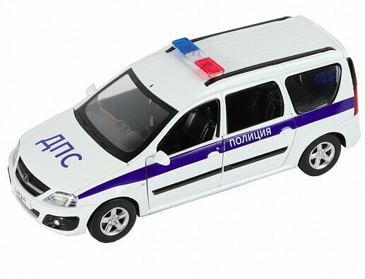 Автопанорама Машинка Lada Largus Полиция, металл 1:24 JB1251418 с 3 лет