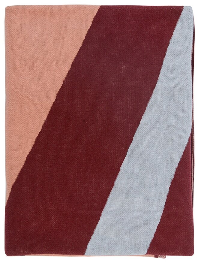 Плед из хлопка с рисунком Tulip field, мягкий из коллекции Terra, 130х180 см, Tkano, TK22-TH0004