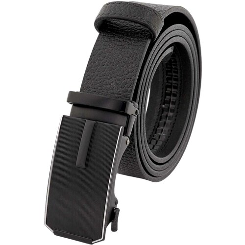 фото Ремень premium belt, натуральная кожа, металл, подарочная упаковка, для мужчин, длина 130 см., черный