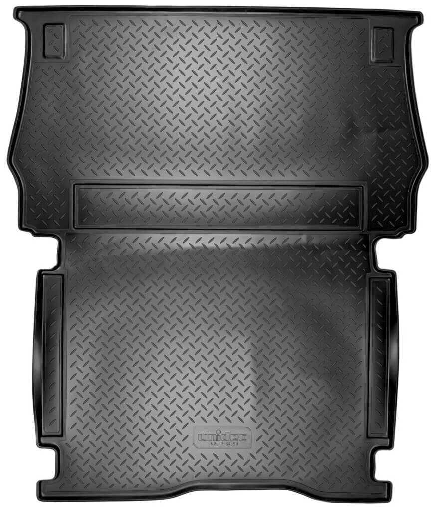 Коврик багажника (полиуретан) Peugeot Partner Tepee II (B9) (2008) (фургон стандартная база) (NPL-P-64-58-3)