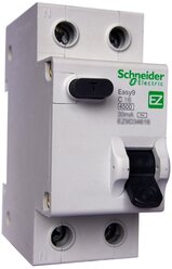 Дифференциальный автоматический выключатель 1П+Н 25А 30мА C AC EASY 9 Schneider Electric EZ9D34625