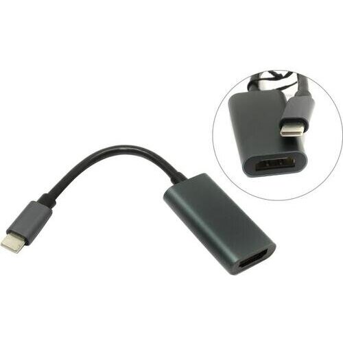 Переходник с USB Type C на HDMI Orient C025 переходник с usb type c на hdmi orient c025