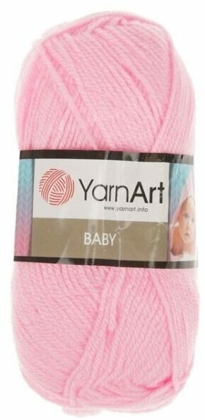 Пряжа Yarnart Baby розовый (217), 100%акрил, 150м, 50г, 1шт