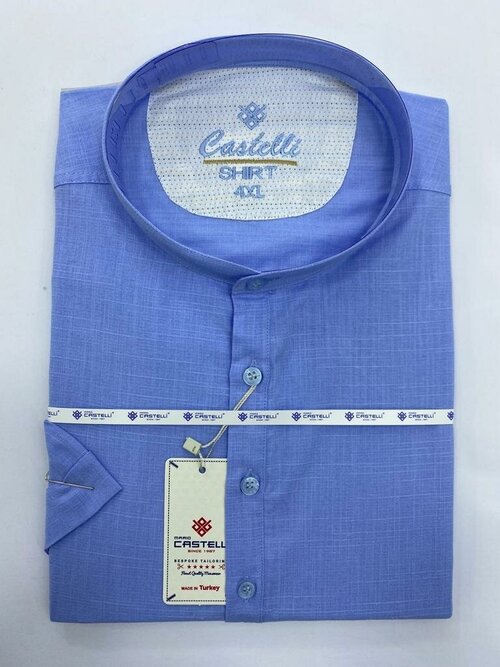 Рубашка Castelli, размер 2XL(60), голубой