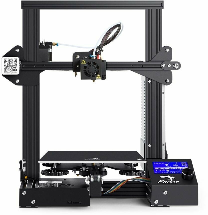 3D принтер Creality Ender-3 (набор для сборки), размер печати 220x220x250 мм