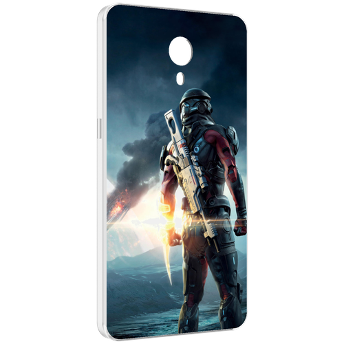 Чехол MyPads Mass Effect Andromeda Ryder для Meizu M3 Note задняя-панель-накладка-бампер чехол mypads mass effect legendary edition для meizu m3 note задняя панель накладка бампер