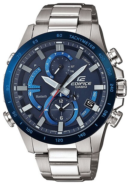 Наручные часы CASIO Edifice, синий, серебряный