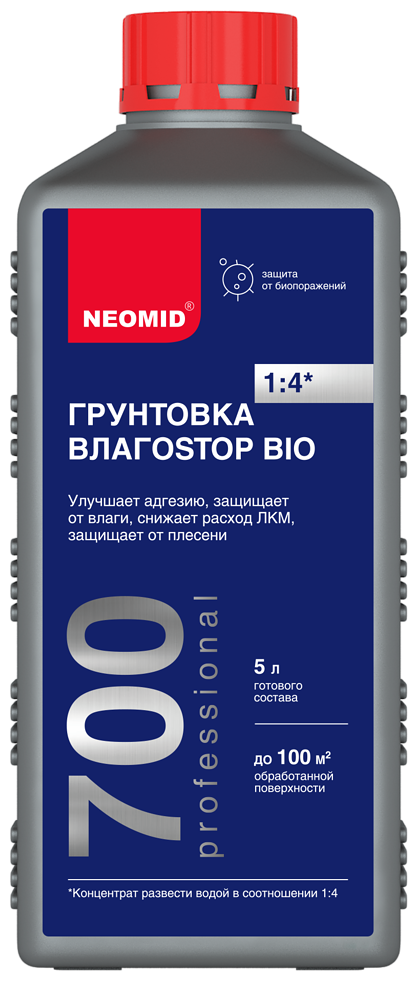 Грунт Neomid ВлагоStop Bio концентрат 1:4 1 л.