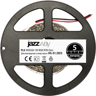 Лента PLS 5050/60 RGB IP20 5м (14.4W) JAZZway