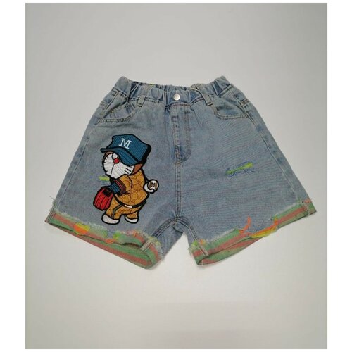 фото Джинсовые шорты для девочки 160 рост китай