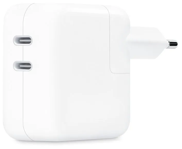 Сетевое зарядное устройство Apple MNWP3ZM/A, 35 Вт, белый - фото №1