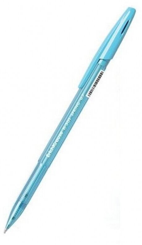 Ручка шариковая ErichKrause R-301 Spring Stick&Grip (0.35мм, синий цвет чернил)