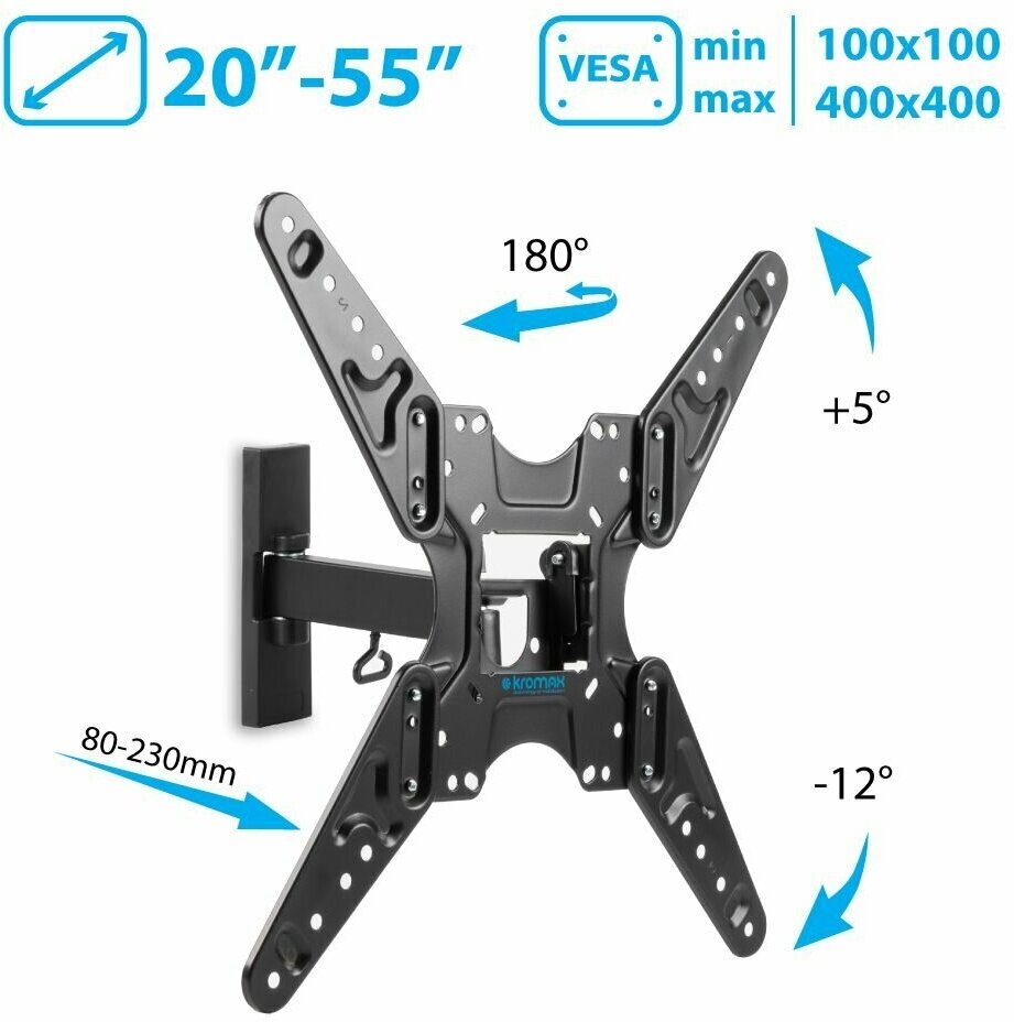 Кронштейн на стену Kromax OPTIMA-413