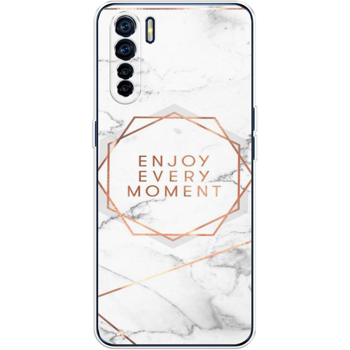 Силиконовый чехол на Oppo A91/Reno 3 / Оппо A91/Рено 3 Enjoy every moment мрамор силиконовый чехол на oppo reno 3 оппо рено 3 enjoy every moment мрамор