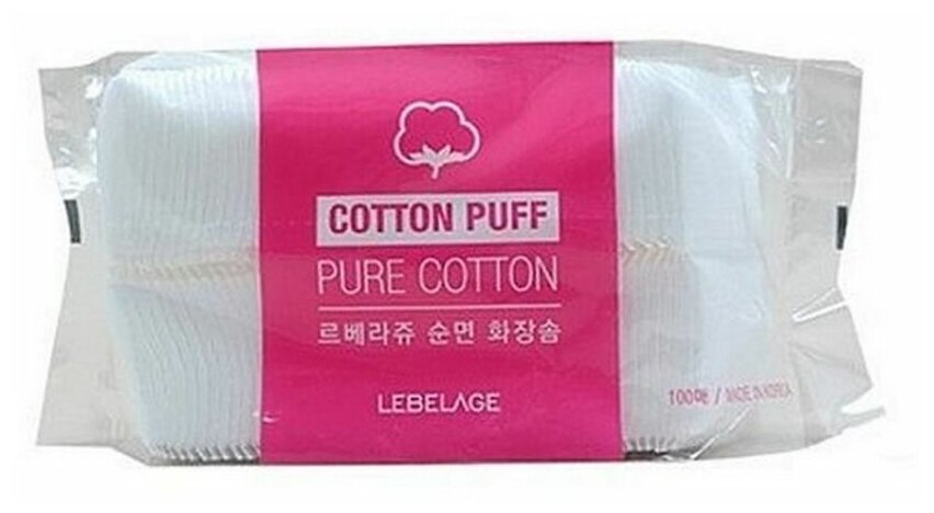 Ватные диски Lebelage Cotton Beauty Pure, 100 шт