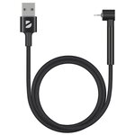 Дата- кабель Deppa Stand USB - Lightning, подставка, алюминий, 1м, черный - изображение