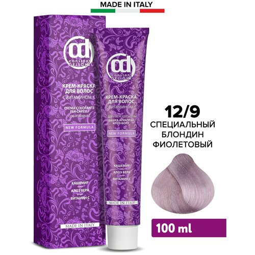 Constant Delight Colorante Per Capelli Крем-краска для волос с витамином С, 12/9 специальный блондин фиолетовый, 100 мл