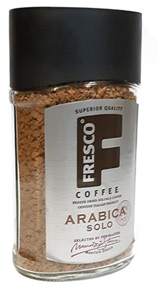 Кофе FRESCO Arabica Solo 100г.,кристал, ст/б - фотография № 3