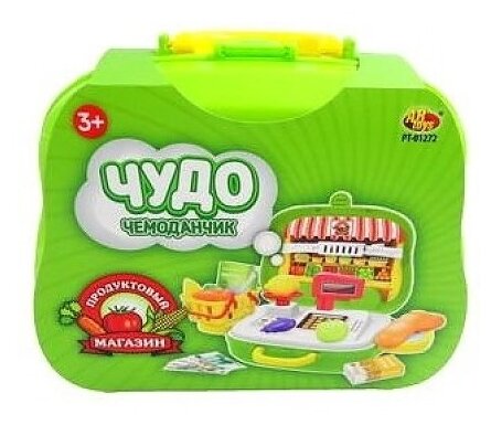 Чудо-чемоданчик на колесиках "Продуктовый магазин" Abtoys PT-01272