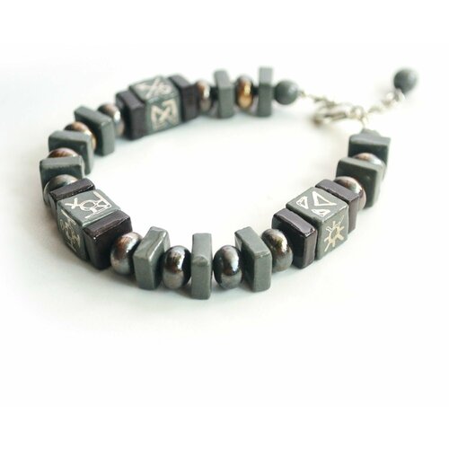 Браслет Tularmodel, размер 17 см., размер S, серый