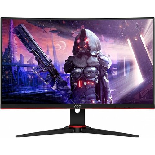 Монитор игровой AOC Gaming C24G2AE-BK 236 черныйкрасный 3215100₽