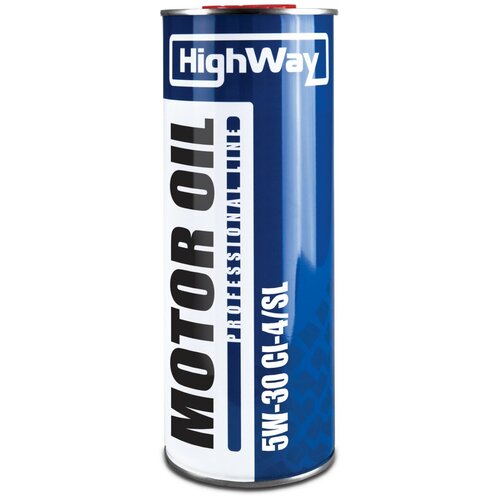 Полусинтетическое моторное масло HighWay 5W-30 CI-4/SL, 1 л