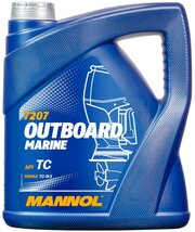 Полусинтетическое моторное масло Mannol Outboard Marine, 4 л