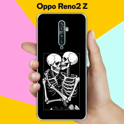 Силиконовый чехол на Oppo Reno2 Z Скелеты / для Оппо Рено 2 Зет силиконовый чехол на oppo reno2 z хомяки для оппо рено 2 зет