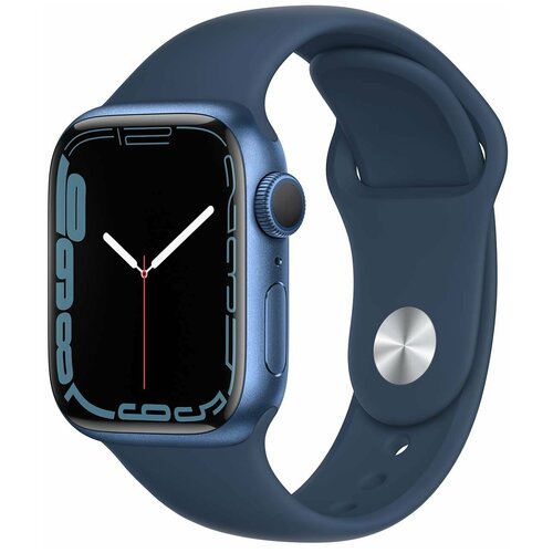 Часы Apple Watch S7 41 синий ремешок