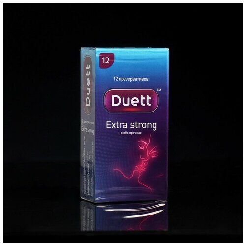 Презервативы DUETT Extra Strong 12 шт презервативы сверхтонкие из натурального латекса 10 шт 001