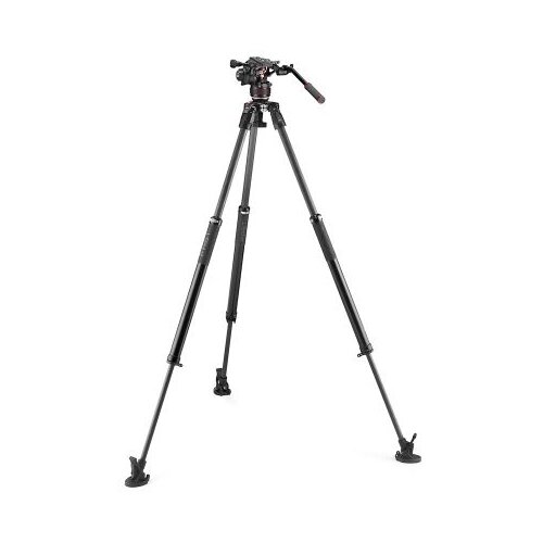 Трипод Manfrotto Nitrotech 608 + 635 Fast Single (MVK608SNGFC), черный видеокомплект manfrotto nitrotech 608