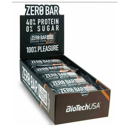 BioTechUSA Zero Bar Протеиновые батончики без сахара 50 г абрикос (20 шт.)