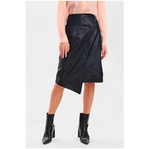 фото Юбка кожаная numph для женщин 702373/0000/42/caviar