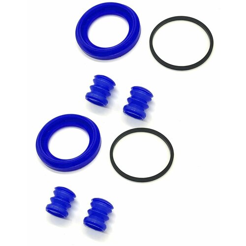 Два ремкомплекта суппорта переднего колеса уплотнители пыльники для ам ГАЗель 3302 Волга 3102 3110 силикон 971₽