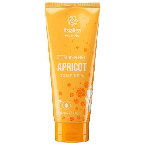 фото Пилинг-гель asiakiss apricot peeling gel с экстрактом абрикоса для лица 180 мл