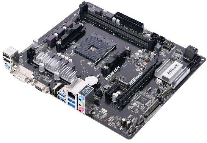 Материнская плата ASRock B450M-HDV R40