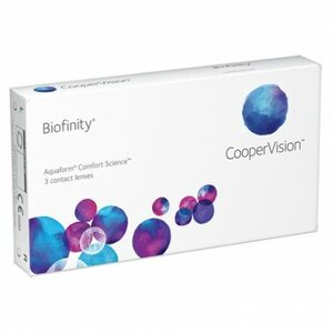 Контактные линзы Biofinity 3 линзы -1,25