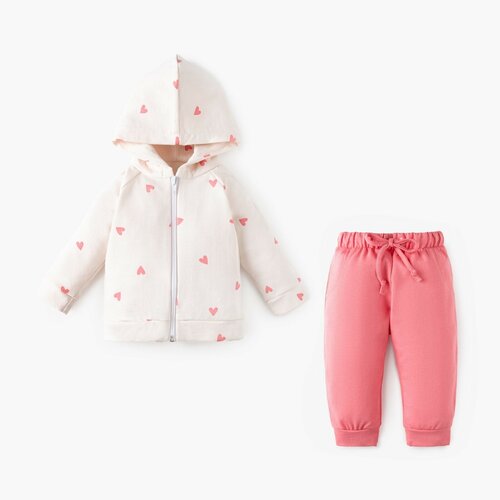 Комплект одежды Крошка Я, размер 86-92, розовый